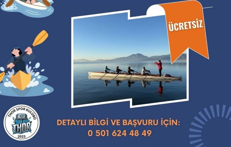 Köyceğiz’de yarıyıl tatili kürek okulu başlıyor
