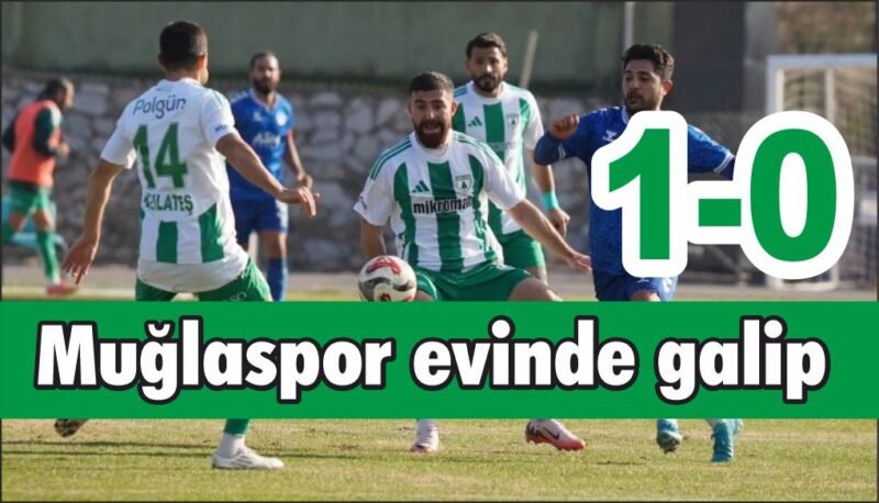 Muğlaspor: 1 – Sincan Belediyesi Ankaraspor: 0