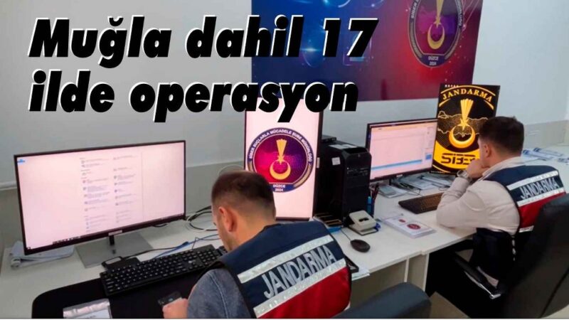 Muğla dahil 17 ilde operasyon: 118 şüpheli yakalandı