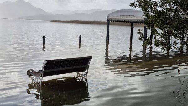 Köyceğiz Gölü taştı, ev ve iş yerlerini su bastı