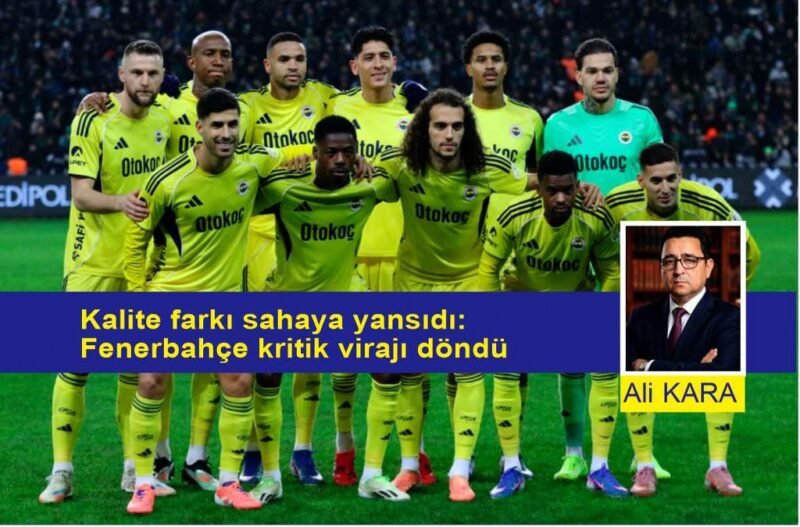 Fenerbahçe kritik virajı döndü