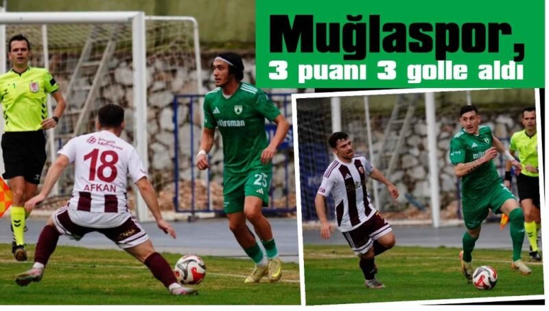 Muğlaspor emin adımlarla: 3-0