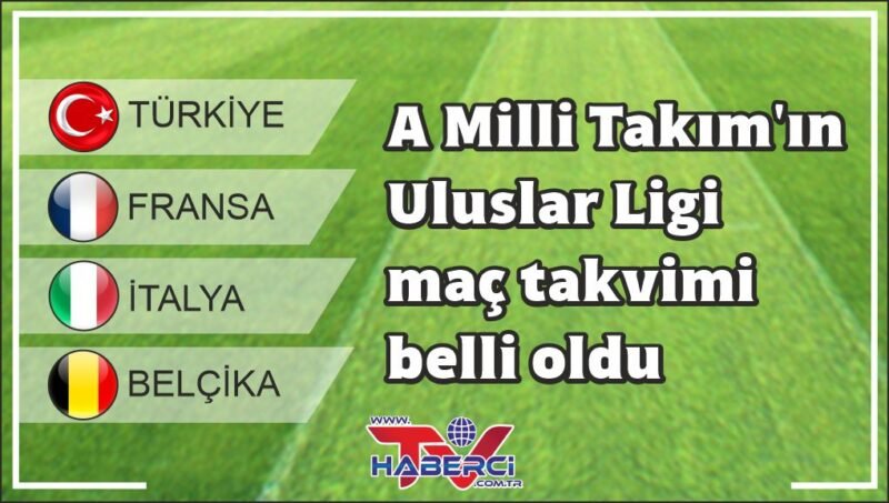 A Milli Takım’ın Uluslar Ligi maç takvimi belli oldu