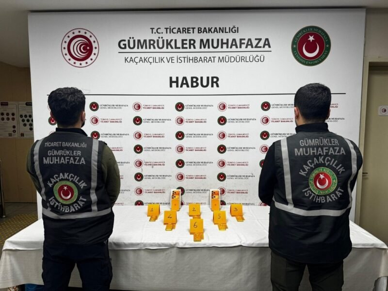 Ayakkabıların içerisinde 41 kilo altın ele geçirildi