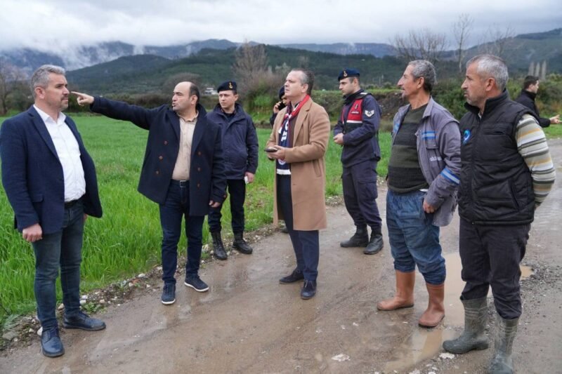 Eşen ve Dalaman Çayı taştı, araziler, balık havuzları sular altında kaldı