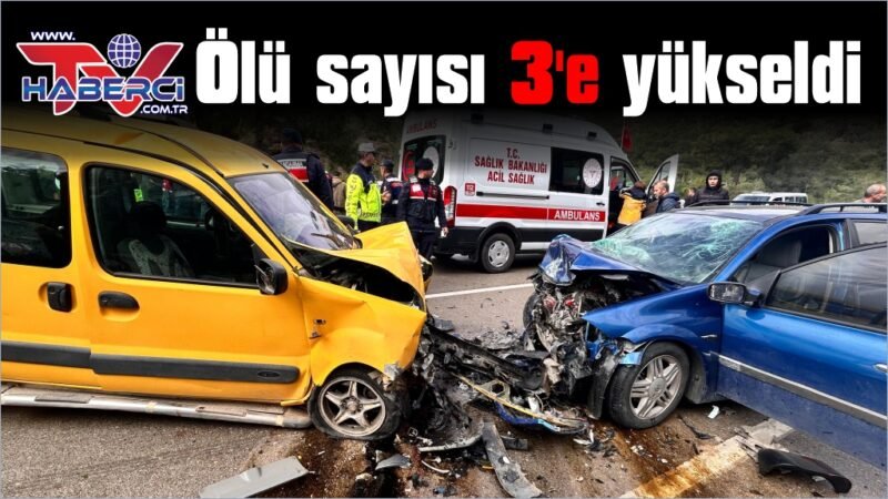 Üzümlü yolundaki  kazada ölü sayısı 3′ yükseldi