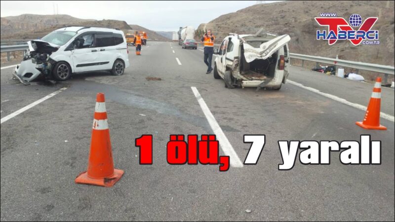 Pozantı otoyolunda feci kaza: 1 ölü, 7 yaralı