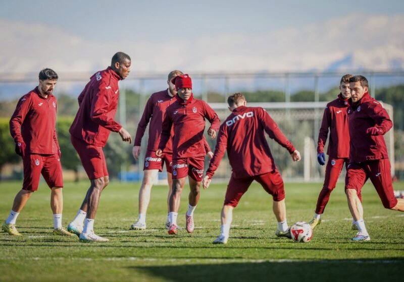 Trabzonspor, Fenerbahçe maçı hazırlıklarını sürdürdü