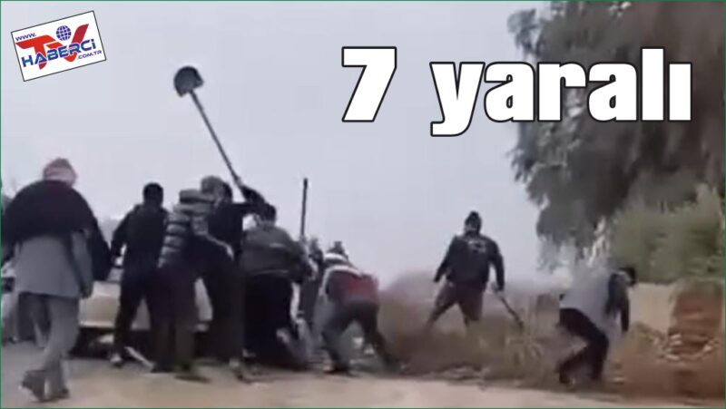 Kazmalı kürekli arazi kavgası: 7 yaralı